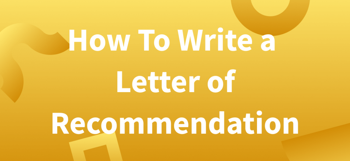 Letter Of Recommendation