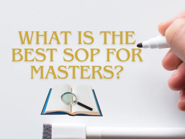 sop for masters