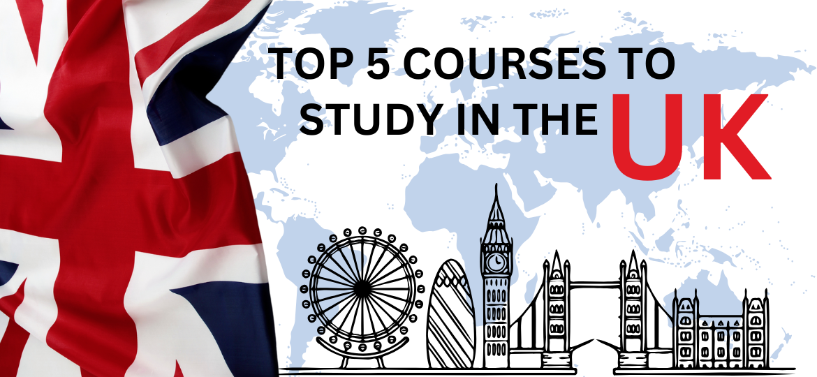 TOP 5 COURSES TO STUDY in the uk
