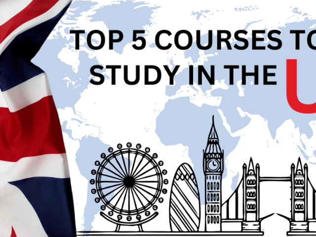 TOP 5 COURSES TO STUDY in the uk