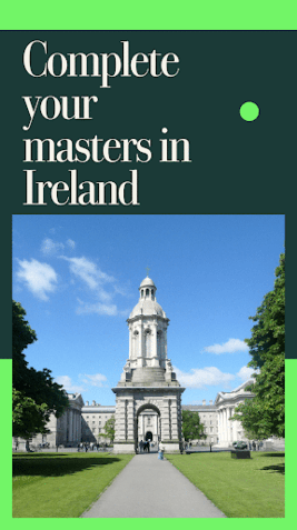 Masters in Ireland for Indian Students